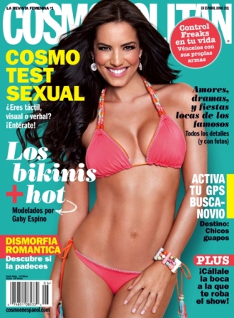 Gaby Espino en la portada de  Cosmopolitan