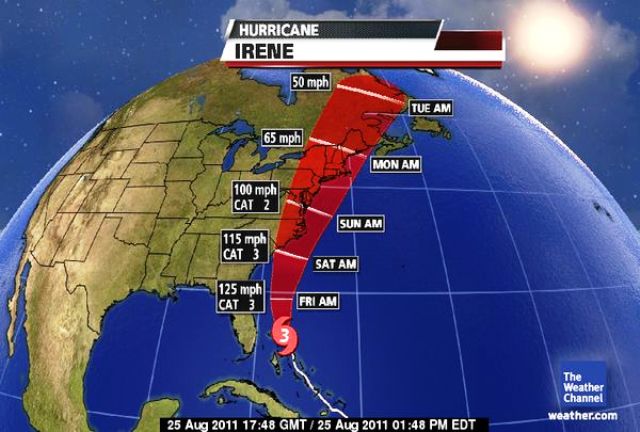 Lo Último del Huracán Irene…