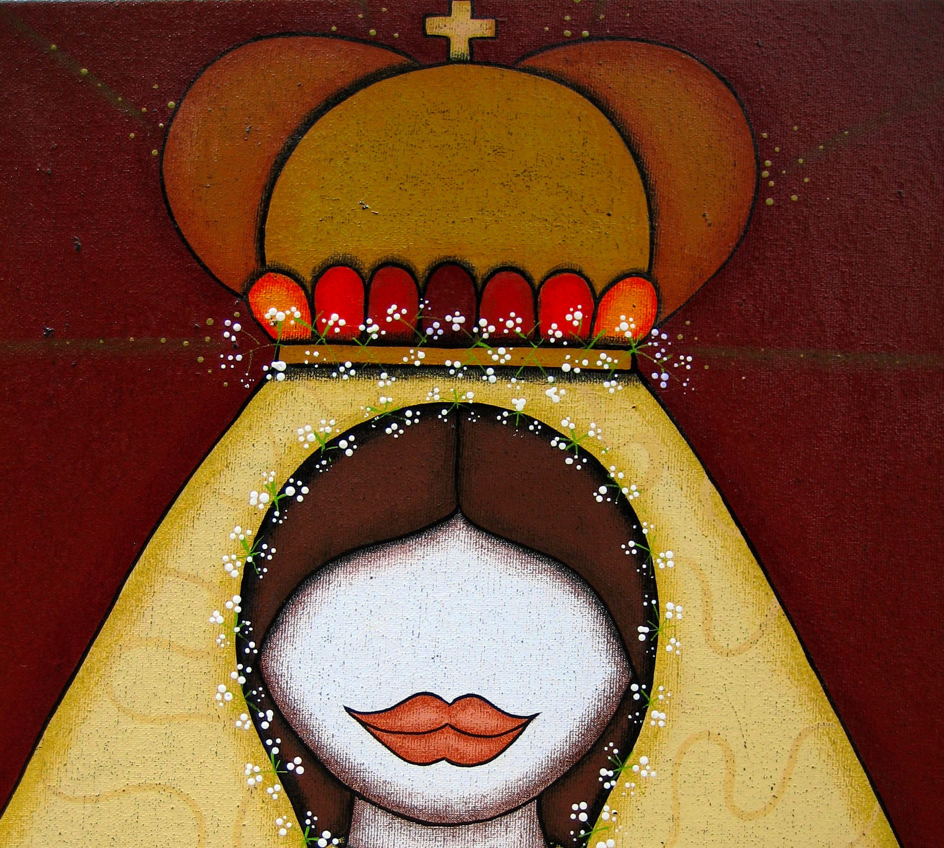 «Pintando» la más bella energía!  «LA SANTISIMA VIRGEN DEL VALLE»