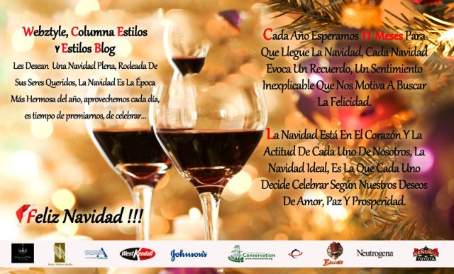 Feliz Navidad Les desea Estilos Blog