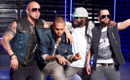Wisin y Yandel, Grabaron Con Chris Brown y T-Pain