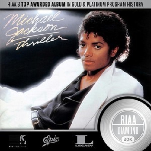 Michael Jackson Certificado Como 30 Veces Multiplatino