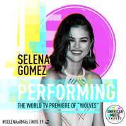 Selena Gomez, se subirá al escenario de los American Music Awards