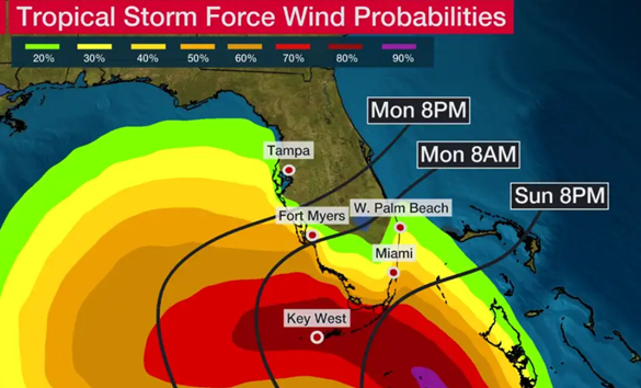 Tropical Storm Eta Warnings UPDATE