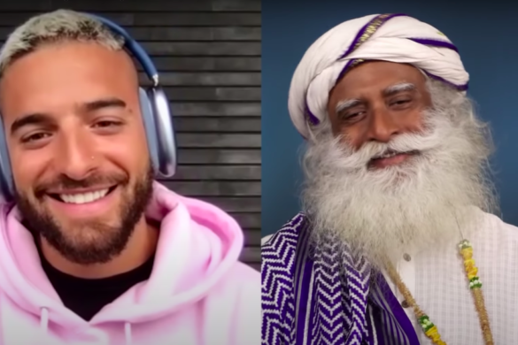 El Místico Sadhguru Conversa Con  Maluma