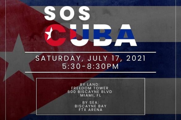 Saturday #SOSCUBA Mega-Protest At The Freedom Tower