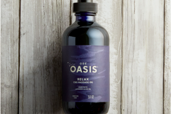 Olive Oil-Based Relax CBD Lavender Massage Oil