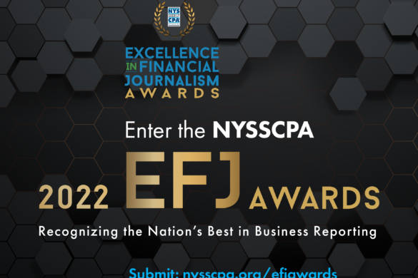 2022 Excellence In Financial Journalism Awards Call For Submissions