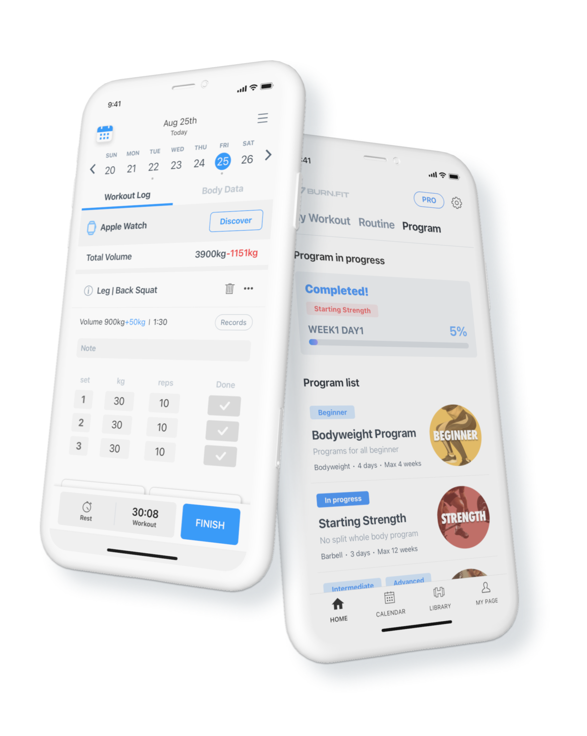 BurnFit is not only a workout tracking app, but also a comprehensive fitness companion.