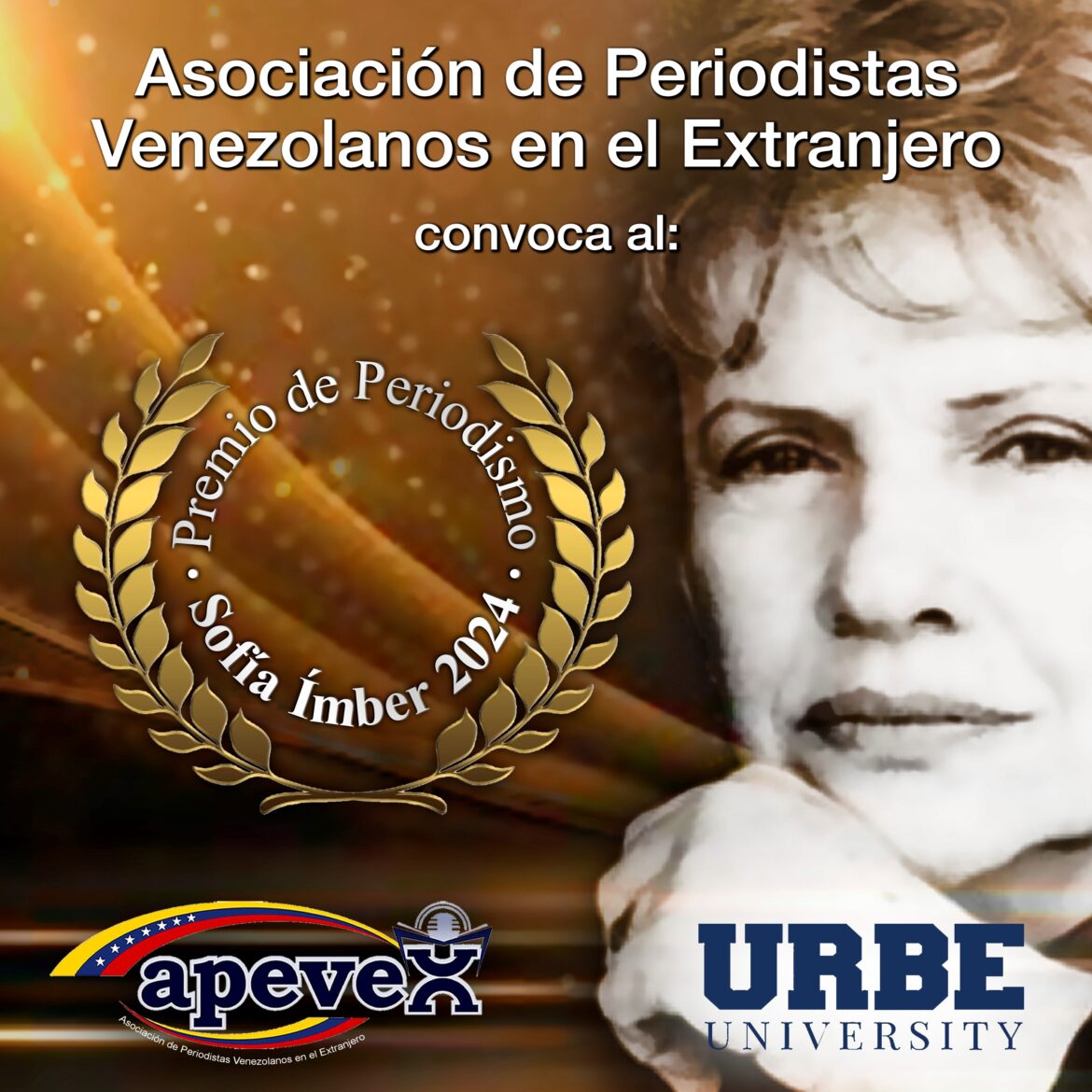 La Asociación de Periodistas Venezolanos en el Extranjero (APEVEX) se complace en anunciar el primer premio de periodismo Sofía Ímber 2024.
