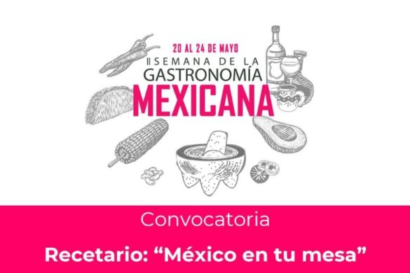 Convocatoria Recetario “México En tu Mesa”