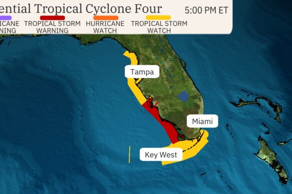 FEMA Is Monitoring Closely A Potential Tropical Depression Over The Straits Of Florida