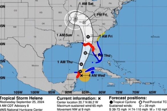Important Tropical Storm Helene Update
