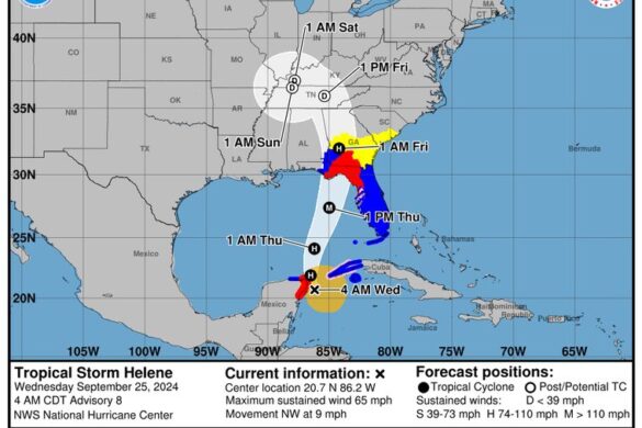 USGS Deploys Wave Sensors Along Florida’s Coast Ahead Of Hurricane Helene