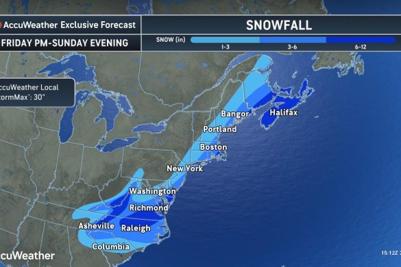 Bomb Cyclone Forecast To Impact The Southeast US With Heavy Snow