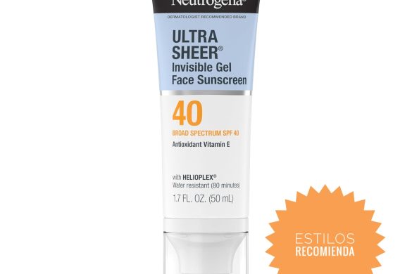 Estilos Recomienda: Neutrogena Ultra Sheer Invisible Gel Face Sunscreen Broad Spectrum SPF 40
