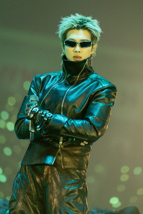 RM performing live during the Arirang World Tour
