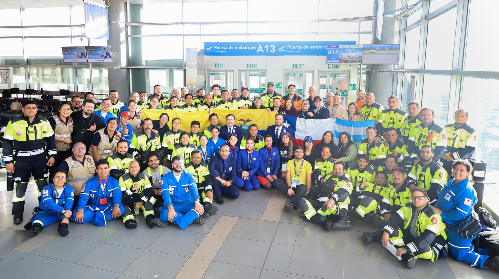 Avión Solidario de LATAM en operación humanitaria en Venezuela